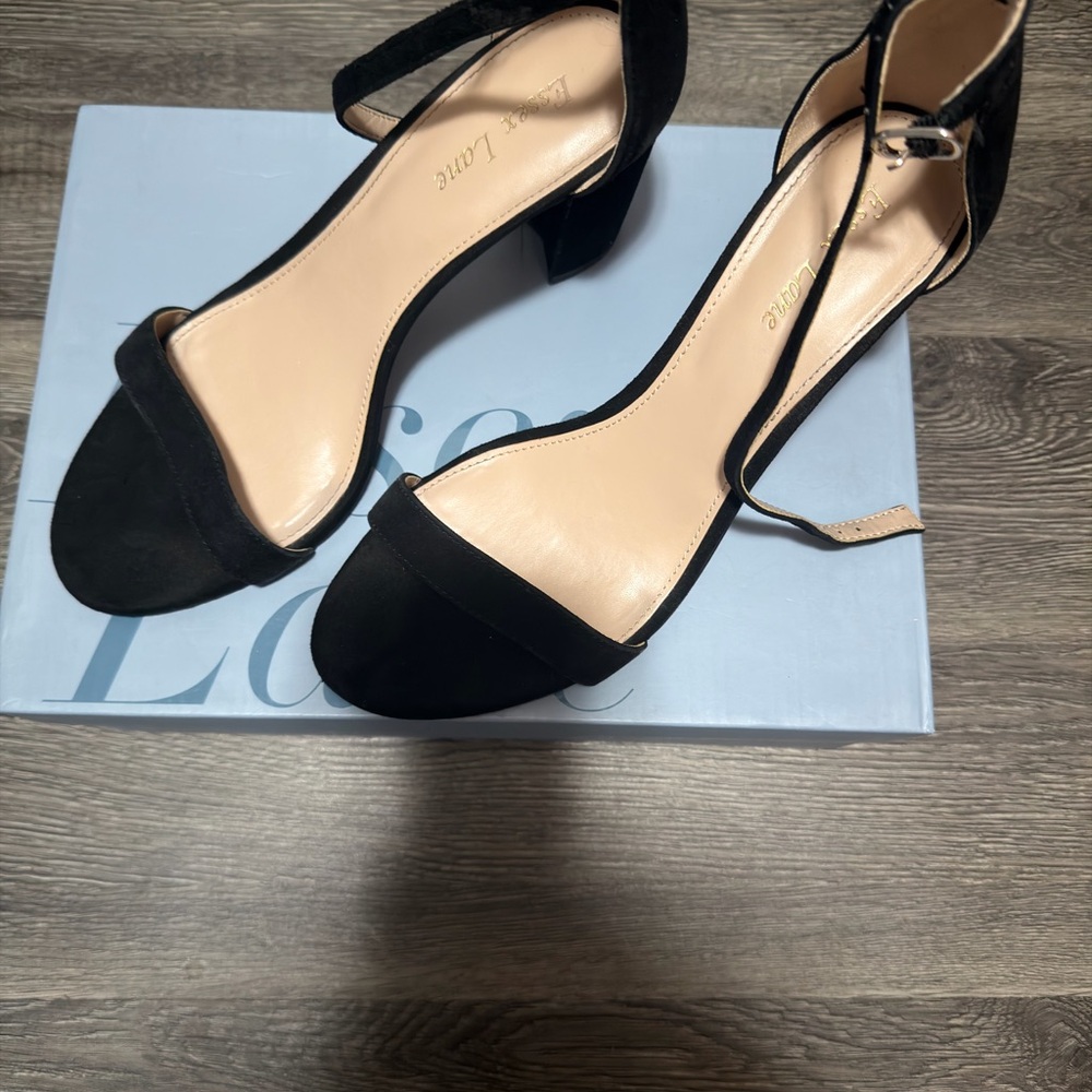 Essex Lane Black Women's Heels